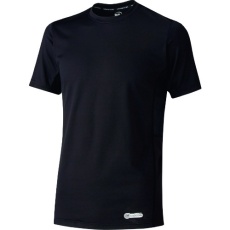 【VEC19-UE-M】ミドリ安全 ベルデクセル 男女共用 半袖クールコアTシャツ VEC19上 ブラック M