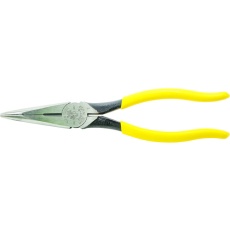 【D203-8】KLEIN 強力型ロングノーズプライヤー サイドカット 220mm
