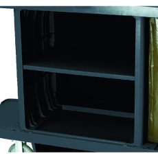 【RM6195BK】ラバーメイド ハウスキーピングカート用中棚キット ブラック