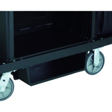 【RM6196BK】ラバーメイド ハウスキーピングカート用底面ラックキット ブラック