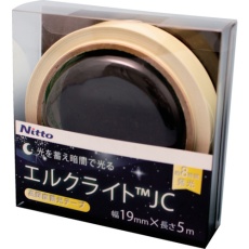 【NB-1905C】日東エルマテ 高輝度蓄光テープ JIS-JC級 0.3mm×19mm×5m グリーン
