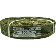【PS5300OD】ユタカメイク PSロープ ODグリーン 5mm×300m