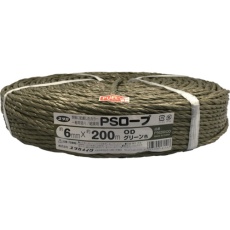 【PS6200OD】ユタカメイク PSロープ ODグリーン 6mm×200m