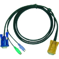 【2L-5202P】ATEN PS/2 KVMケーブル SPHDタイプ 1.8m