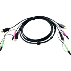 【2L-7D02UH】ATEN USB HDMI KVM ケーブル 1.8m