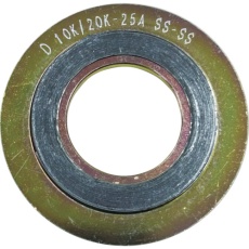 【D1000-10K-25A-4.5T-SS-SS-GR】ダイコー グラファイト系渦巻き型ガスケット内(SS400) 呼び径(A):25