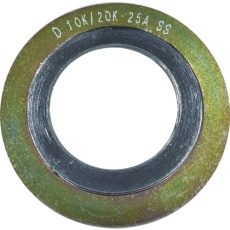 【D1000-10K-20A-4.5T-SS-GR】ダイコー グラファイト系渦巻き型ガスケット(SS400) 呼び径(A):20