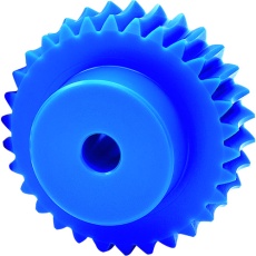 【G1.5BP30-R2】KG フードコンタクト 青POM ギヤシリーズ ウォームホイール G1.5BP30-R2