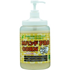 【MHAND-PRO/CORN-1.4KG】ミドリ安全 ハンドクリーナー Mハンド PRO/CORN 1.4KGポンプ付ボトル入り