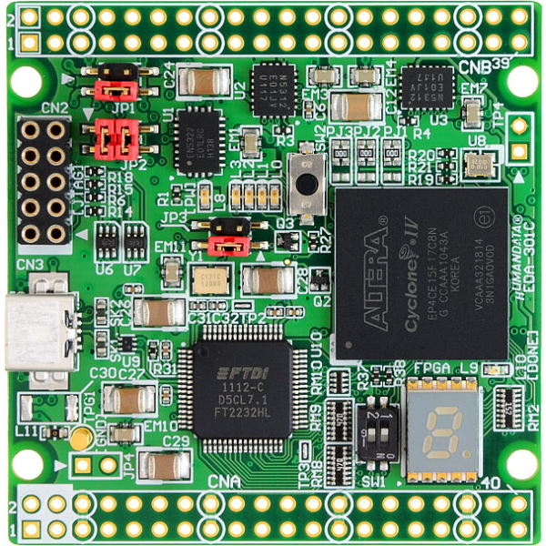 【EDA-301】Cyclone IV 搭載USB-FPGAボード
