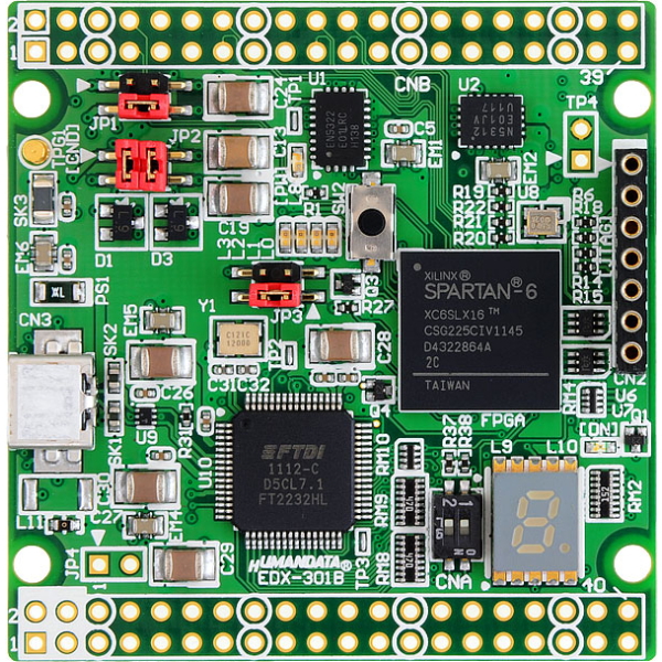 【EDX-301】Spartan-6 LX 搭載USB-FPGAボード
