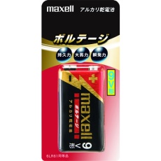 【6LF22(T)1B】マクセル アルカリ乾電池「ボルテージ」 9V形