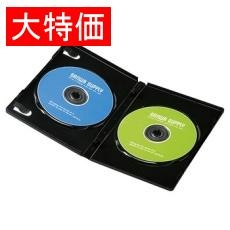 【DVD-TN2-10BK】【在庫処分セール】DVDトールケース(2枚収納)