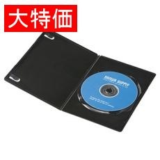 【DVD-TU1-10BK】【在庫処分セール】スリムDVDトールケース(1枚収納)