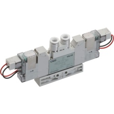 【4GA120R-C4-E2-3】CKD パイロット式5ポート弁 ダイレクト配管