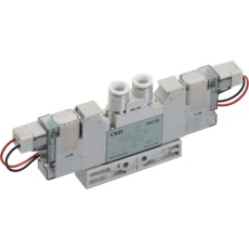 【4GA120R-C6-E2-3】CKD パイロット式5ポート弁 ダイレクト配管