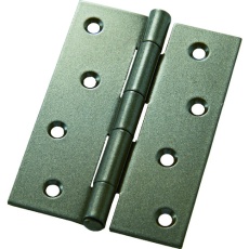 【B-11056】フジテック カラー丁番 袋入り(2枚)・厚口102mm・ブラウン