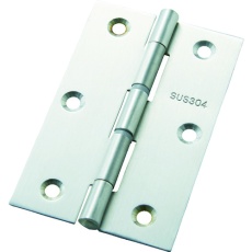 【B-11306】フジテック ステンレス丁番(SUS304) 袋入(2枚)・中厚89mm