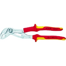 【8726-250】KNIPEX 1000V絶縁ウォーターポンププライヤー コブラ(クイックセット)