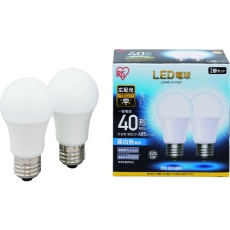 【LDA4N-G-4T52P】IRIS LED電球 E26 広配光 40形相当 昼白色 2個セット