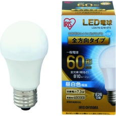 【LDA7N-G/W-6T5】IRIS LED電球 E26全方向タイプ 60形相当 昼白色 810lm