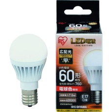 【LDA8L-G-E17-6T5】IRIS LED電球 E17広配光タイプ 60形相当 電球色 760lm