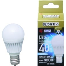 【LDA5N-G-E17/D-4V3】IRIS LED電球 E17広配光タイプ 調光器対応 40形相当 昼白色