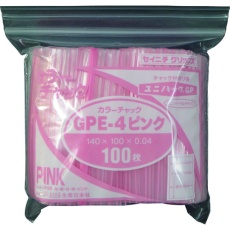 【GP E-4 COLOR CHAKKU PINK】セイニチ ユニパック GP E‐4 カラーチャック ピンク