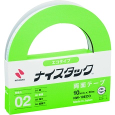 【NW-10ECO】ニチバン 両面テープ ナイスタックNW-10ECO 10mmX20m(大巻) エコのり仕様 エコマーク認定商品