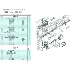 【GCD-136X MAINTENANCEKIT B】ULVAC GCD-136X用メンテナンスキットB