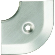 【20-101LN51】ASSIST 床金物20-101LNヘの字押えコーナー ステンレス 出隅 43×43mm