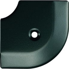 【20-112LBL51】ASSIST 床金物20-112LBLヘの字押えコーナー アルミブラック 出隅 53×53mm