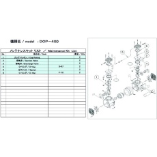 【DOP-40D MAINTENANCEKIT】ULVAC DOP-40D用メンテナンスキット
