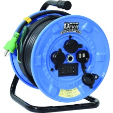 【NPDMW-EK33】日動 電工ドラム デジタルドラム 防雨型 電圧電流メーター付 過負荷漏電保護兼用 30m