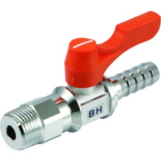 【BH-7107】ASOH エースボールRV ホースニップル型 PT1/8×Φ7