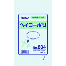 【006627400】HEIKO ポリ規格袋 ヘイコーポリ No.804 紐なし