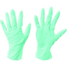 【3000008214】Semperit 使い捨てニトリル手袋 Green M 0.14mm 粉無 緑
