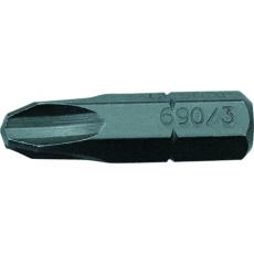 【6541590】GEDORE スクリュードライバービット 690 1/4 PH3 25mm