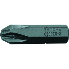 【6552870】GEDORE スクリュードライバービット 690 PZD 1/4 PZ2 25mm 10本入