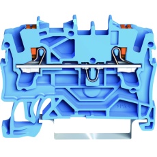 【2202-1204-PK】WAGO プッシュボタン操作タイプ スプリング式中継端子台2202シリーズ2線式用