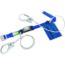 【KLN-W-SB】タイタン カルラック ロープ+補助ロープ式 スカイブルー (墜落制止用器具)