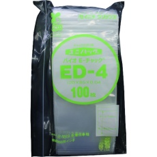 【ED-4-100】セイニチ 「ユニパック」バイオEチャック規格品(チャック付ポリエチレン袋) ED-4 120×85×0.04