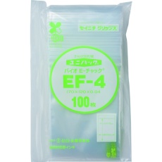 【EF-4-100】セイニチ 「ユニパック」バイオEチャック規格品(チャック付ポリエチレン袋) EF-4 170×120×0.04