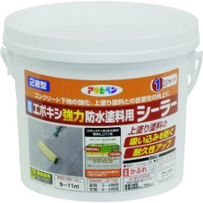 【606402】アサヒペン 水性エポキシ強力防水塗料用シーラー 1KGセット クリヤ