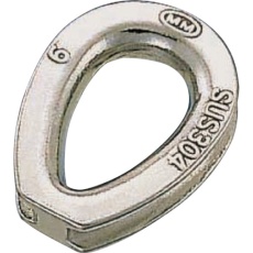 【A-1048】水本 ステンレス シンブル 使用ロープ径14mm