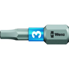 【056683】Wera 840/1 BTZ Hex-Plus ヘックスプラスビット 3.0 x 25 mm