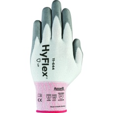 【11-644-10】アンセル 耐切創手袋 ハイフレックス 11-644 グレー XLサイズ