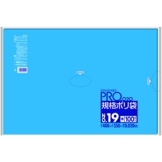 【BL19】サニパック 規格ポリ袋19号青100枚