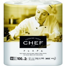 【377029】Kao CHEFプレミアム Mサイズ 100枚×2ロール