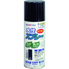 【00001-09524】アトムペイント 水性スプレー 300ML 黒